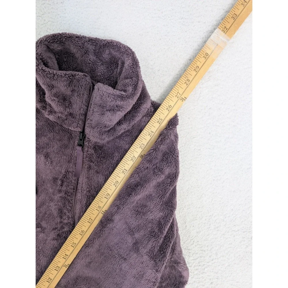 The North Face Osito‎ Jacket Full Zip Pockets Purple Women's Sm/P Pile Fleece